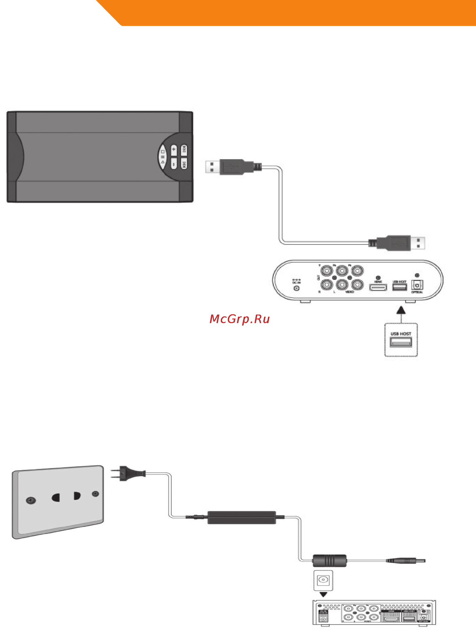 Acme DP01 [106/164] Conectarea sursei de alimentare