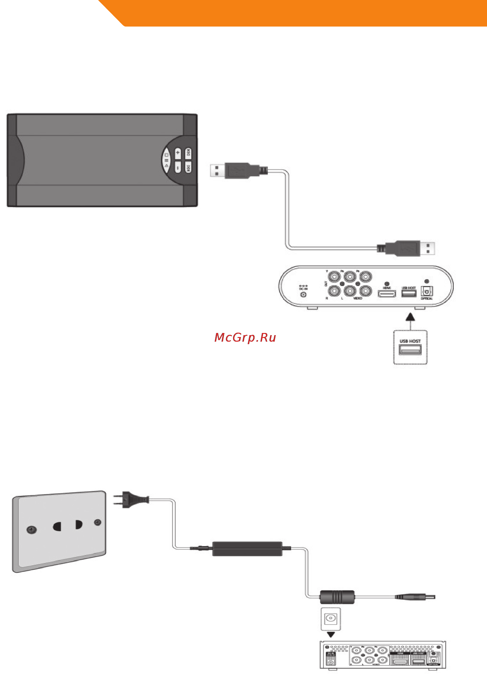 Acme DP01 [118/164] Свързване на usb устройство