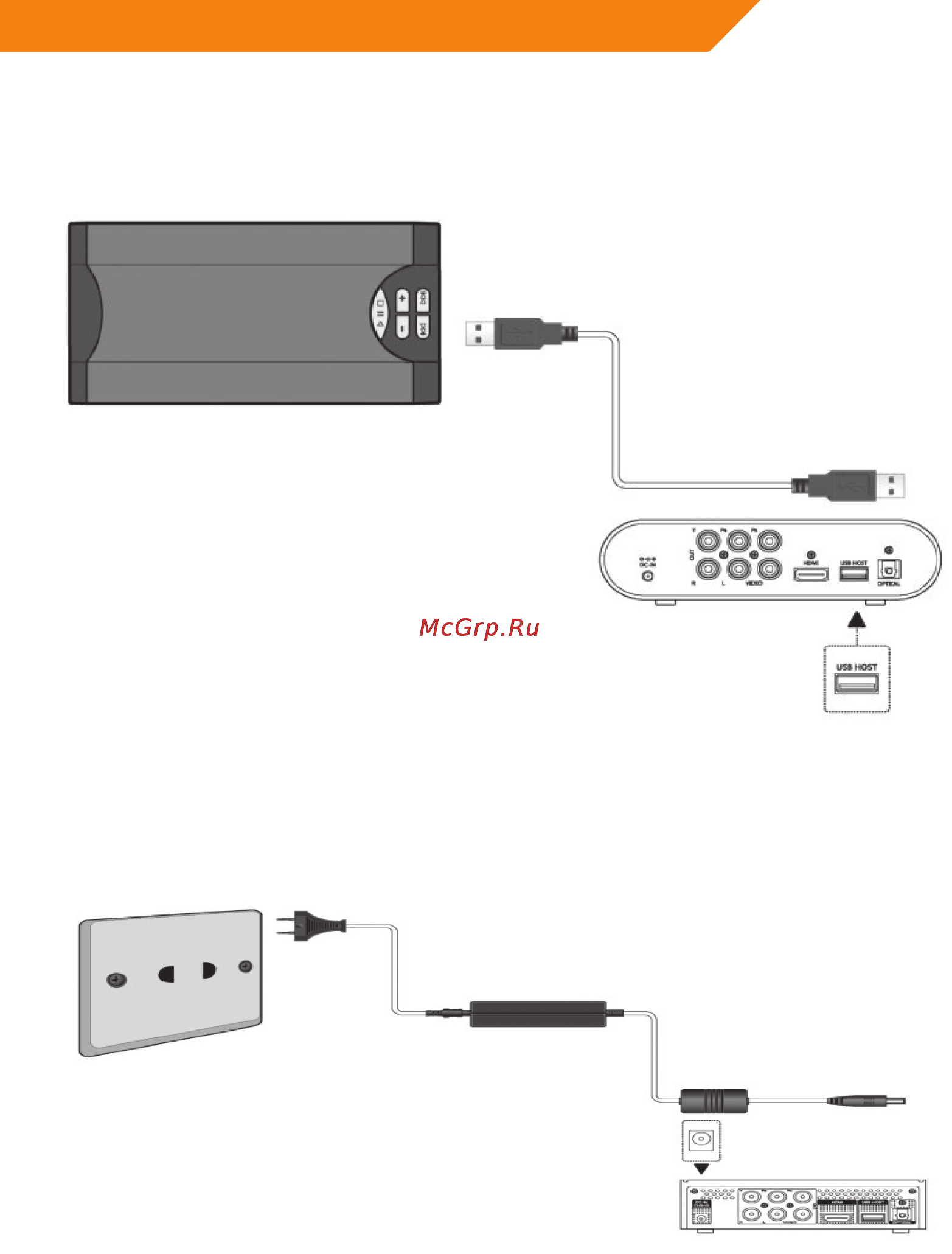 Acme DP01 [143/164] Підключення usb пристрою
