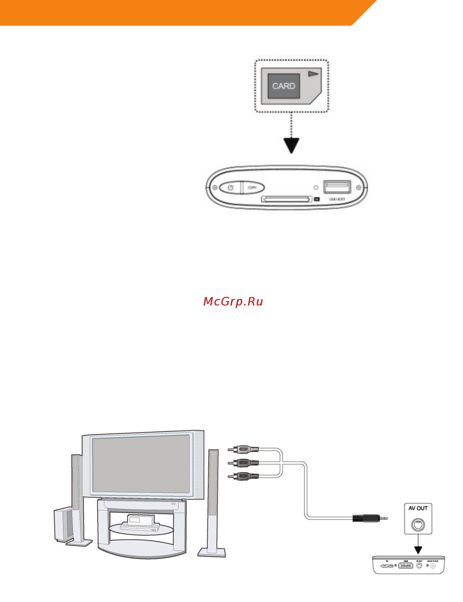 Acme MP01 [81/94] Conectarea la un televizor