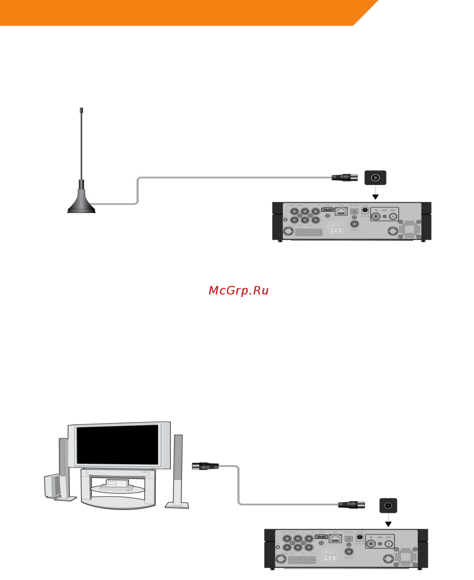 Acme DP02 [133/202] Dvb t signāla ieeja
