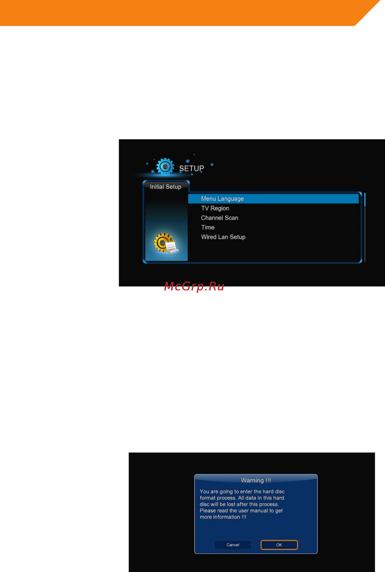 Acme DP02 [175/202] Język menu odtwarzacza