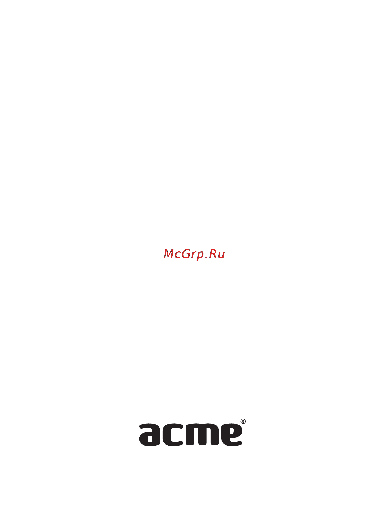 Acme F200-01 CAR FM TRANSMITTER Инструкция по эксплуатации онлайн [40/40] 79121