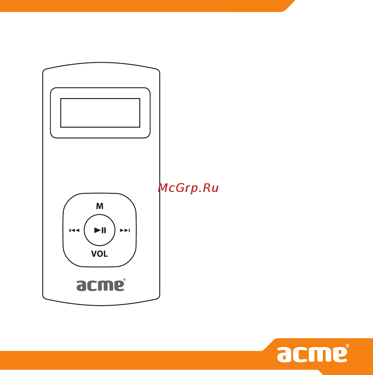 Acme V160 Инструкция по эксплуатации онлайн