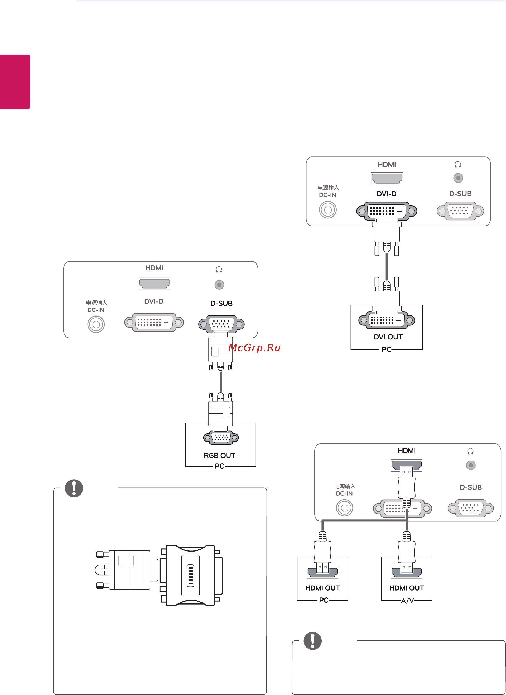 LG 22EN43VQ-B [10/31] Connecting to a pc