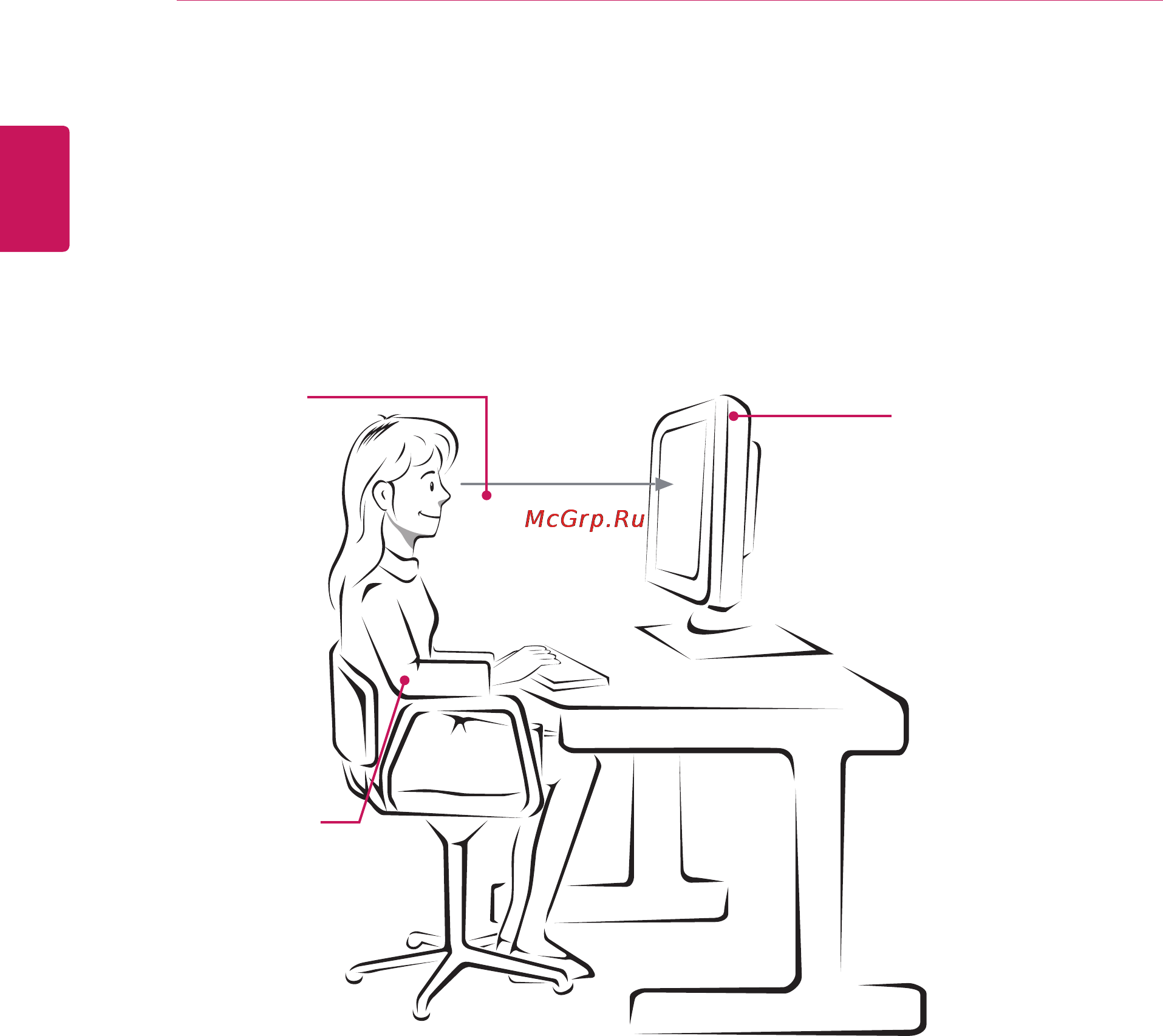 LG 22EN43VQ-B [30/31] Proper posture
