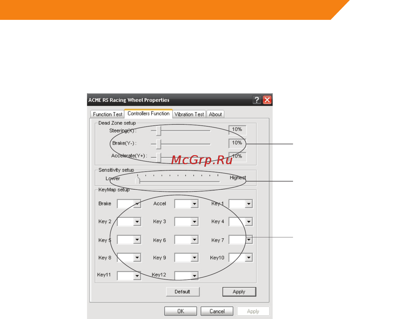 Acme RS RACING WHEEL Инструкция по эксплуатации онлайн [141/160] 79145
