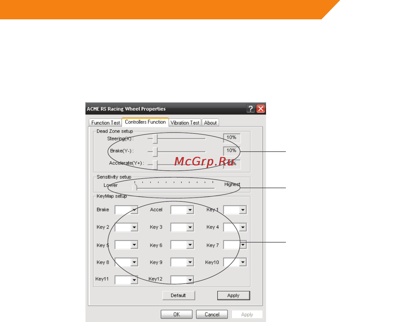 Acme RS RACING WHEEL Инструкция по эксплуатации онлайн [97/160] 79145