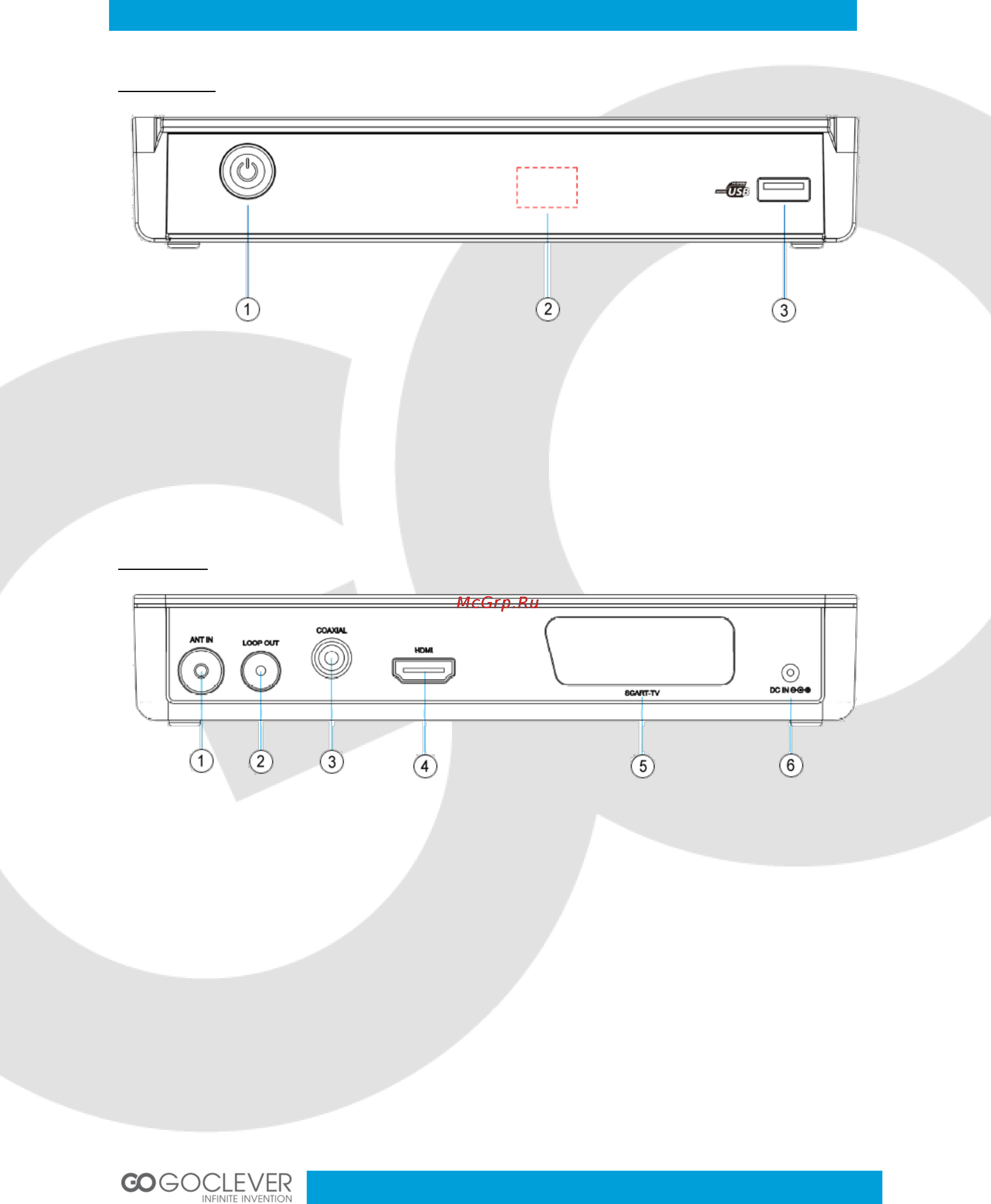 Goclever DVB-T 400 INTERNET TV [4/41] Installation