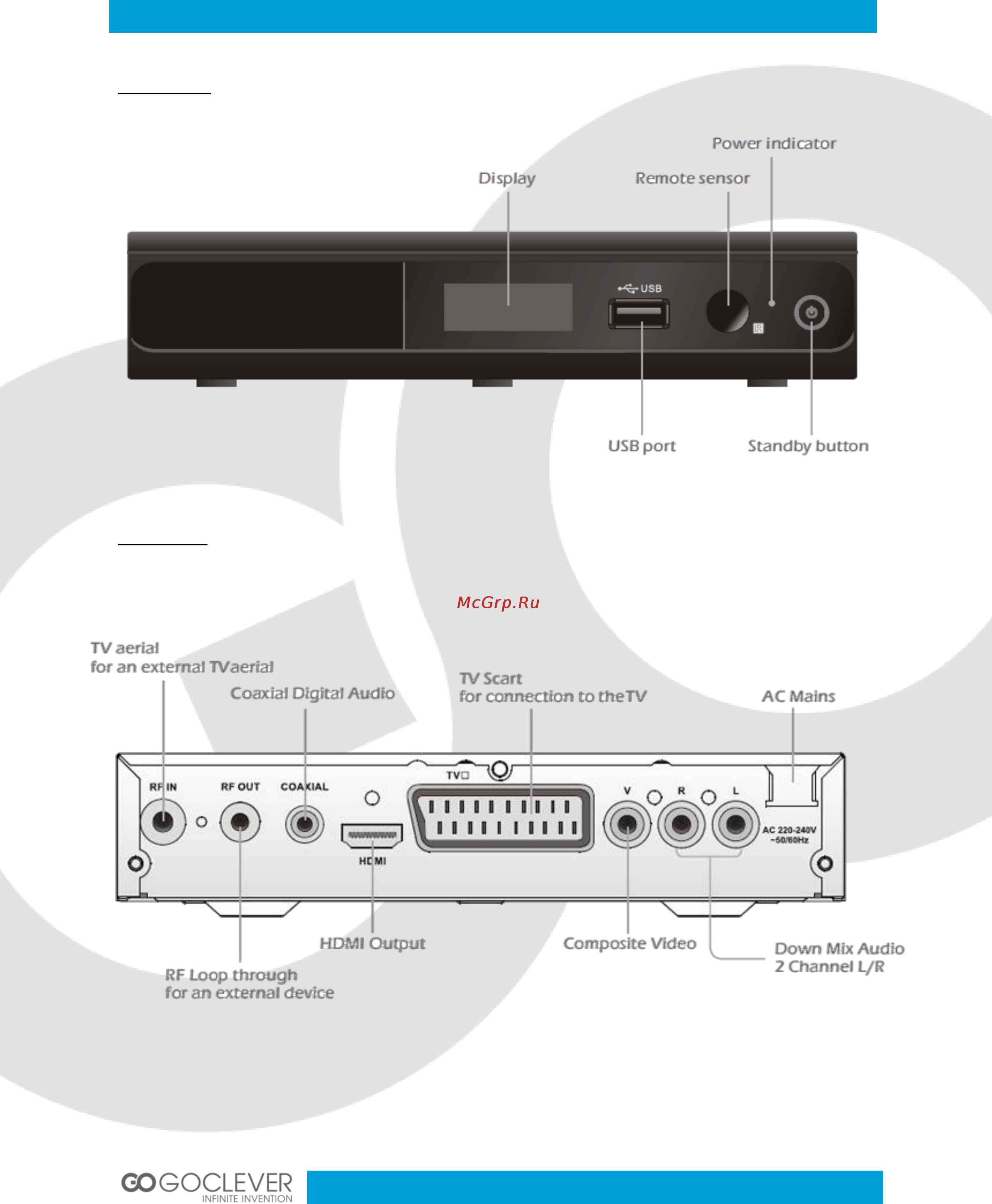 Goclever DVB-T 300 [28/47] Introduction