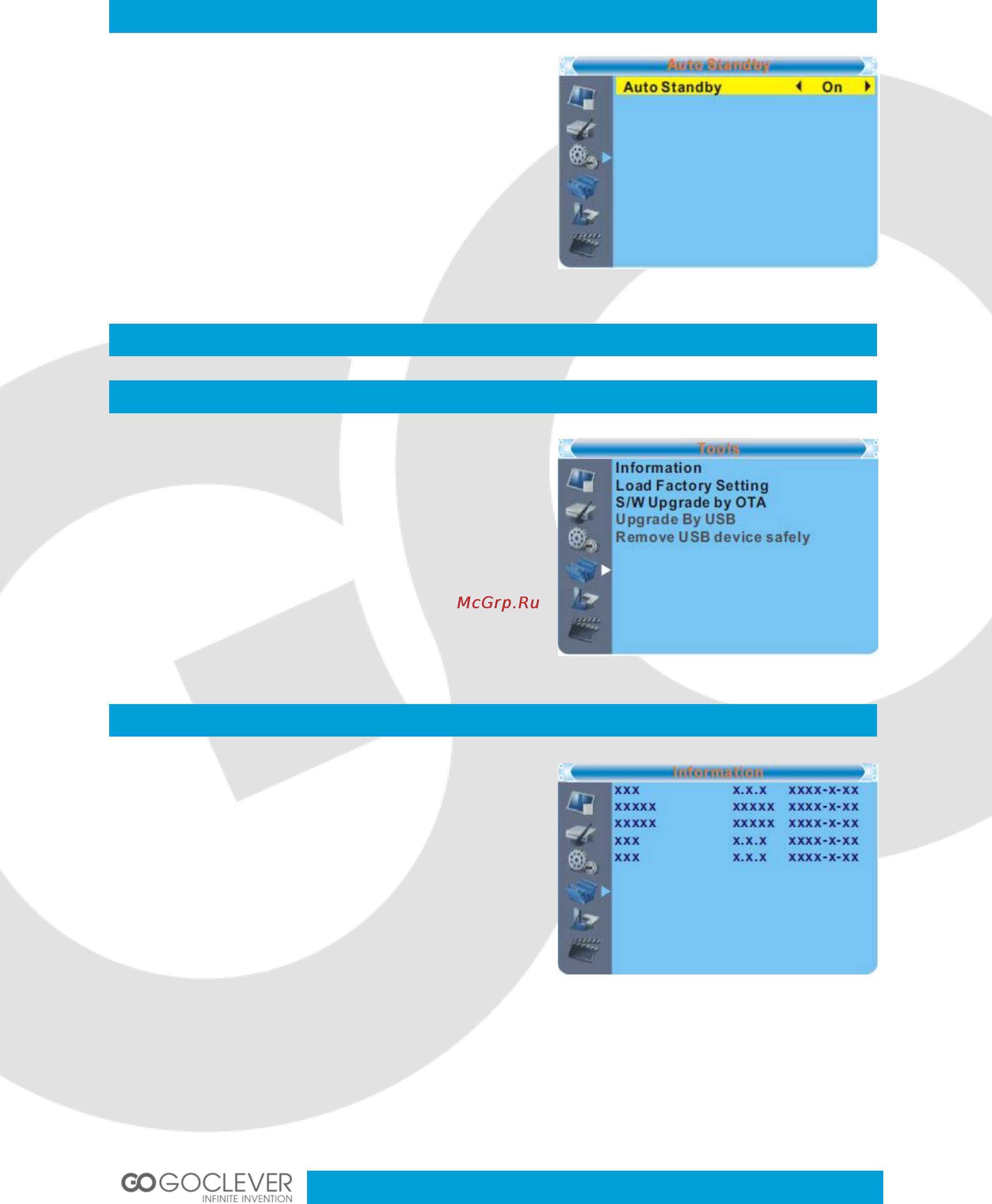 Goclever DVB-T 300 [39/47] Auto standby
