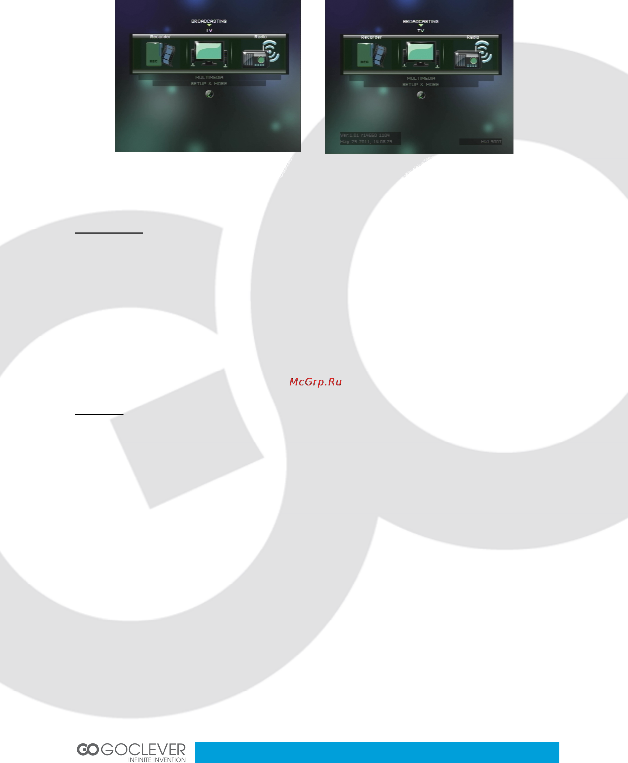 Goclever DVB-T 200 [8/37] Figure 4 system version