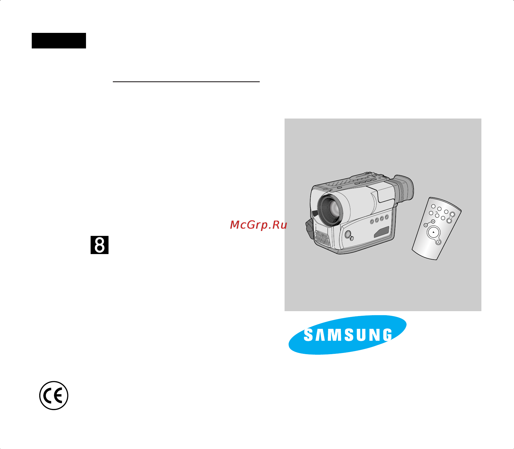 Samsung VP-W95D Инструкция по эксплуатации онлайн