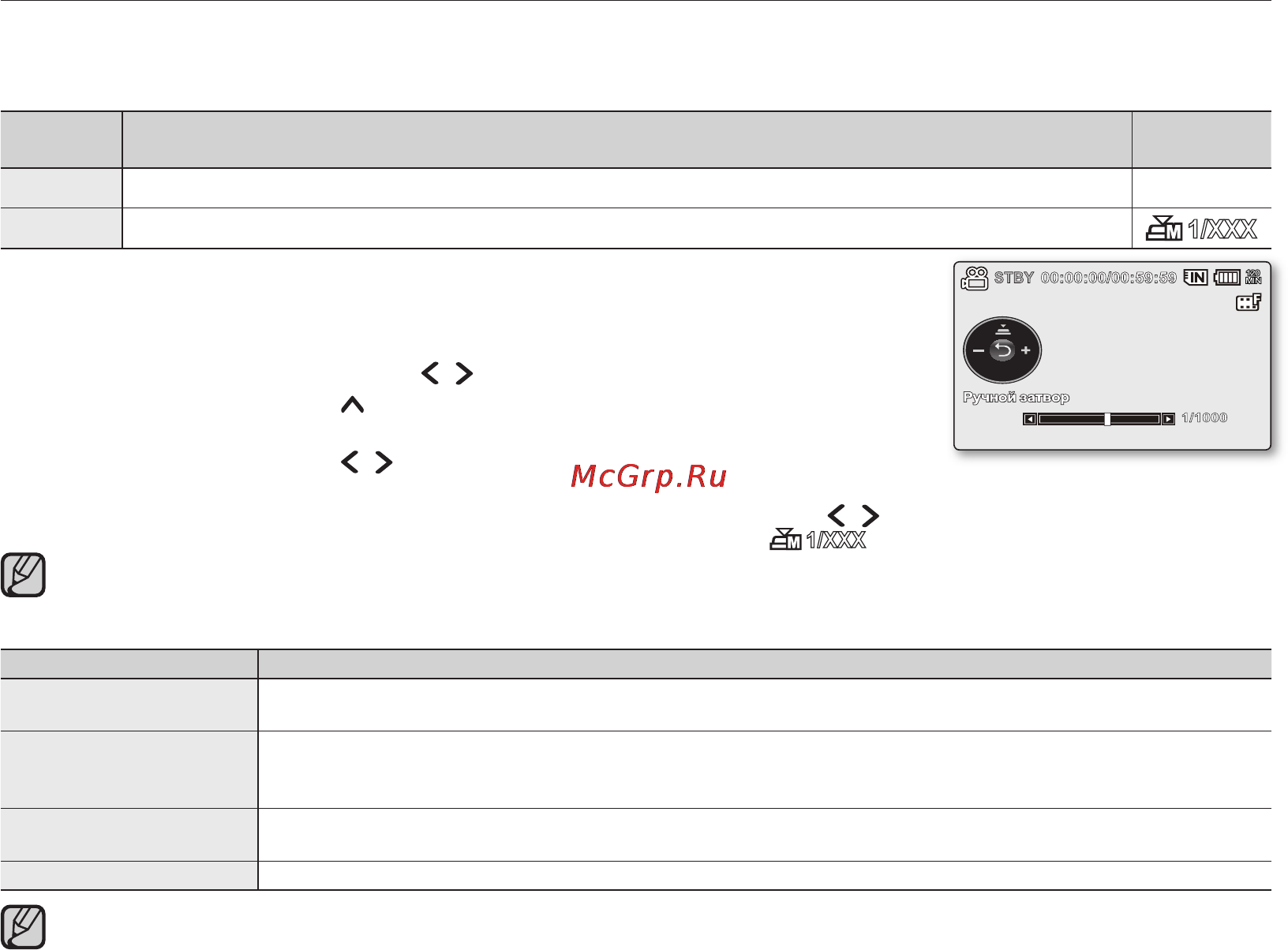 Samsung VP-MX20L [62/121] Затвор