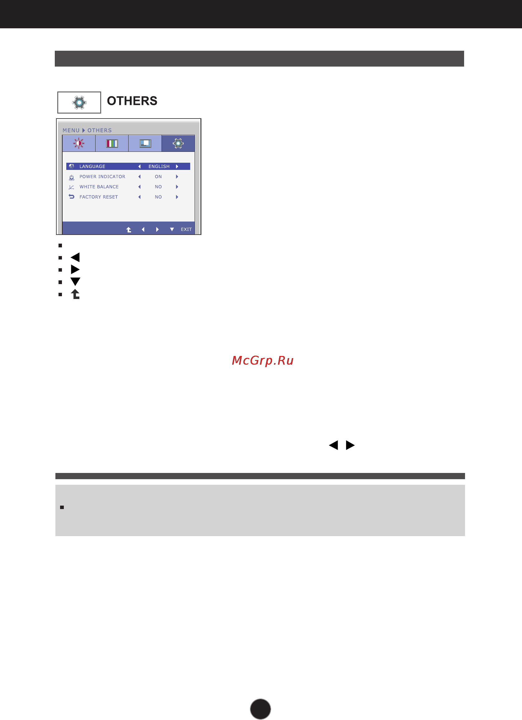 LG W2040T [17/29] On screen display osd selection and adjustment