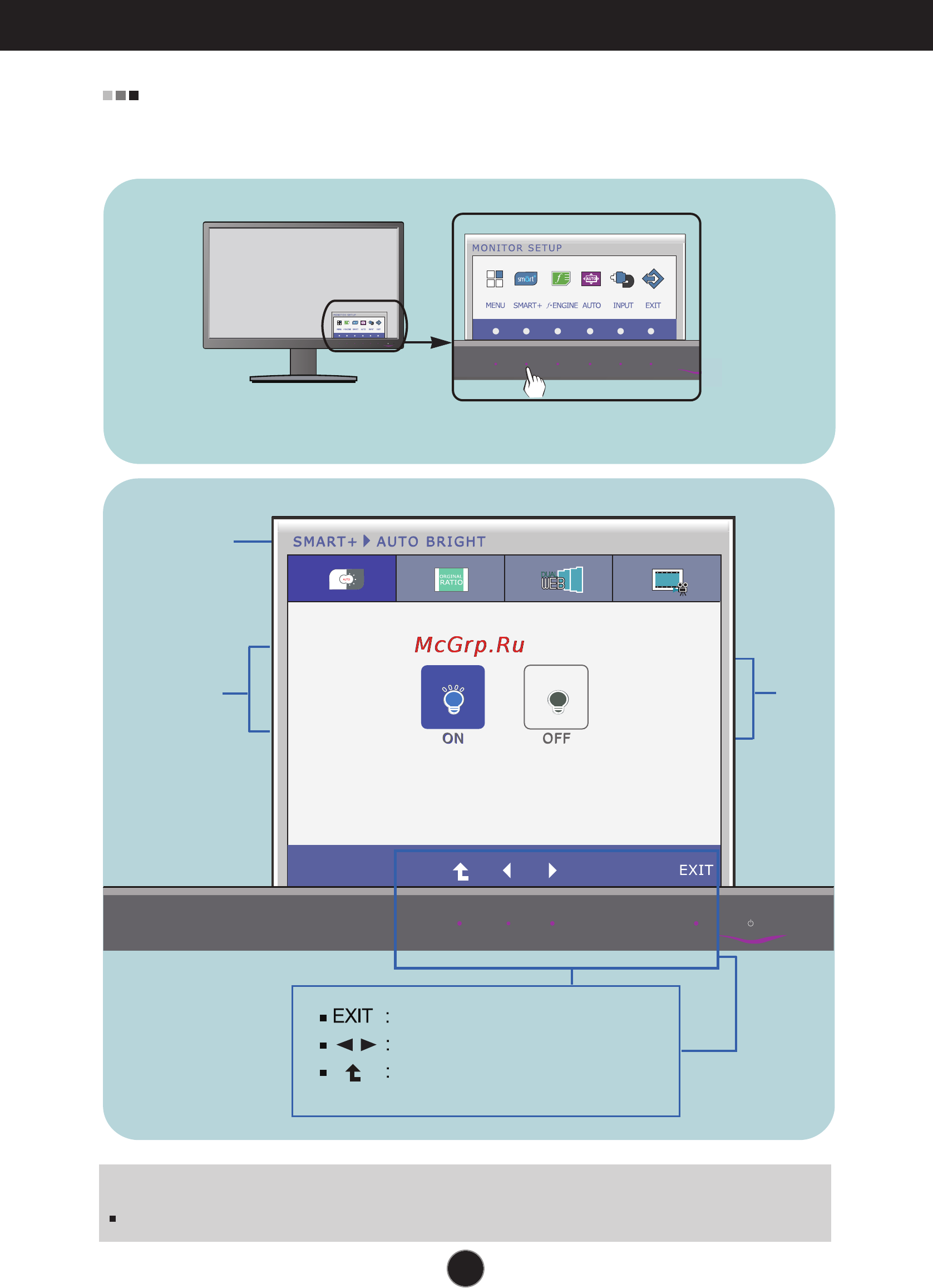 LG E2250V [21/33] On screen display osd selection and adjustment