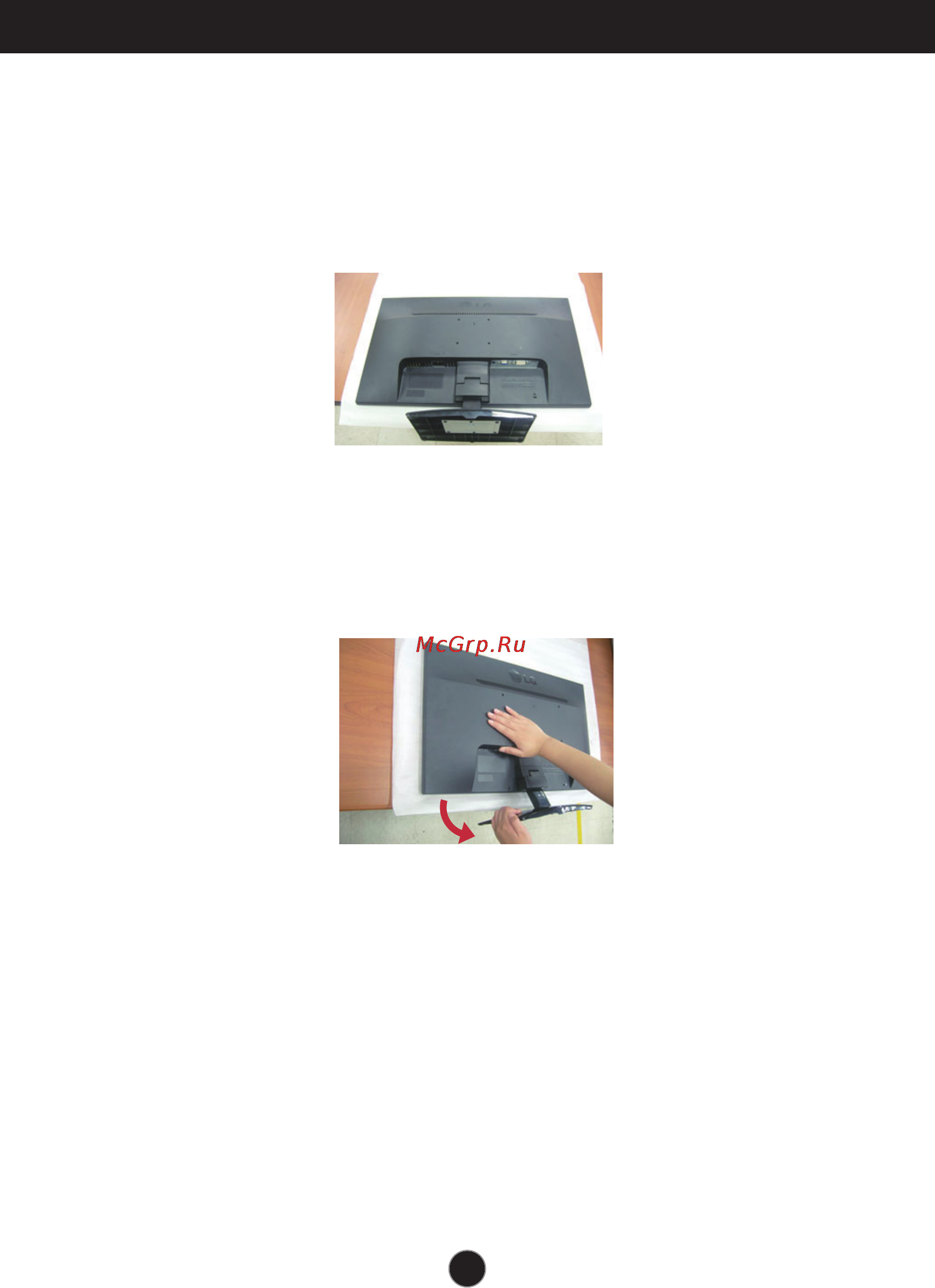 LG E2341VG [26/28] Installing the wall mount plate