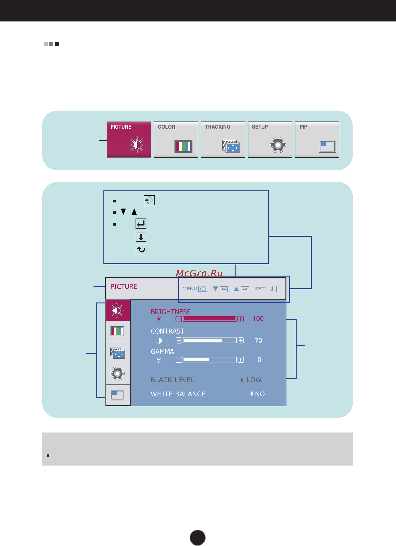 LG W2363V [17/31] On screen display osd selection and adjustment