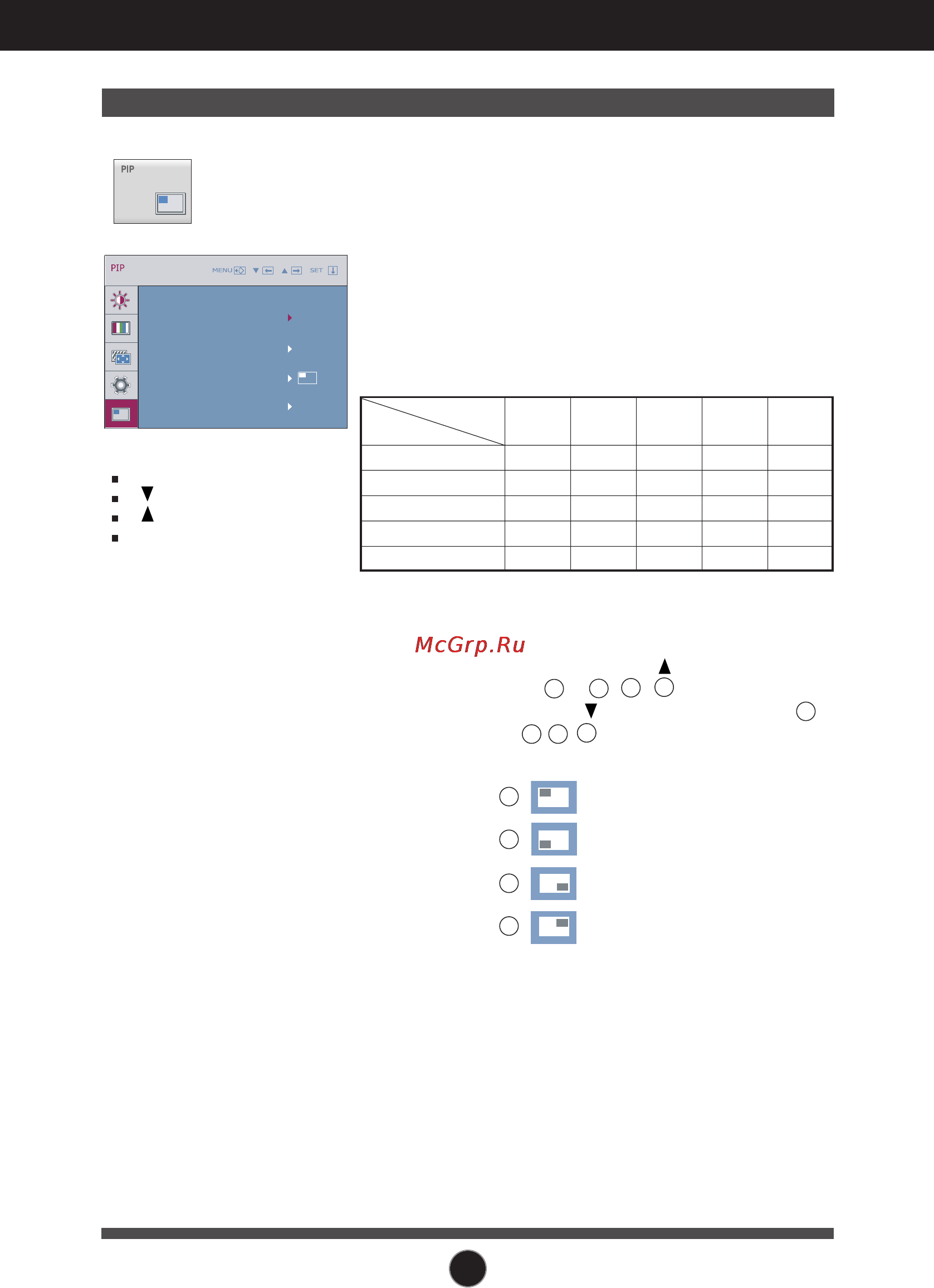 LG W2363V [22/31] On screen display osd selection and adjustment