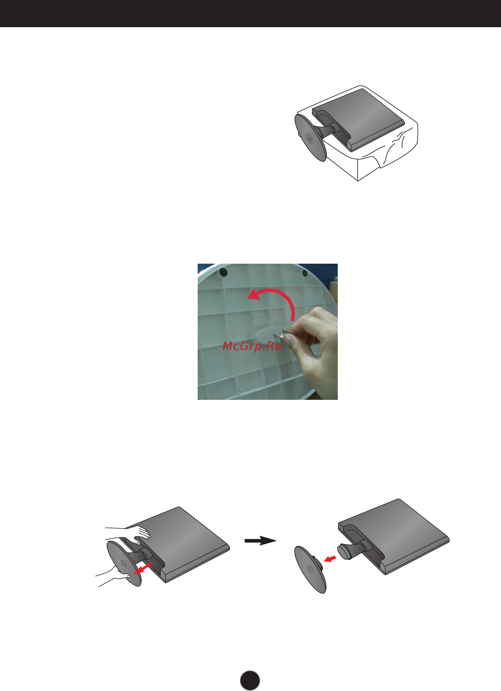 LG W2363V [29/31] Installing the wall mount plate