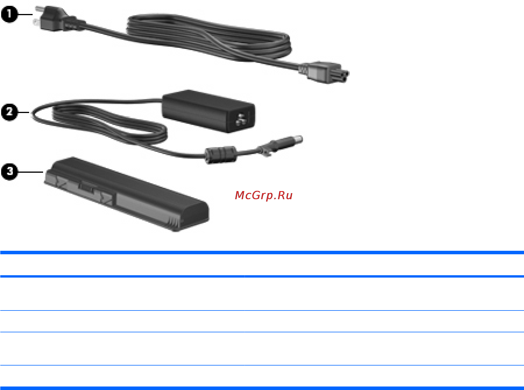 HP Pavilion dv6-1120ER [250/305] Компоненты дополнительно приобретаемого оборудования