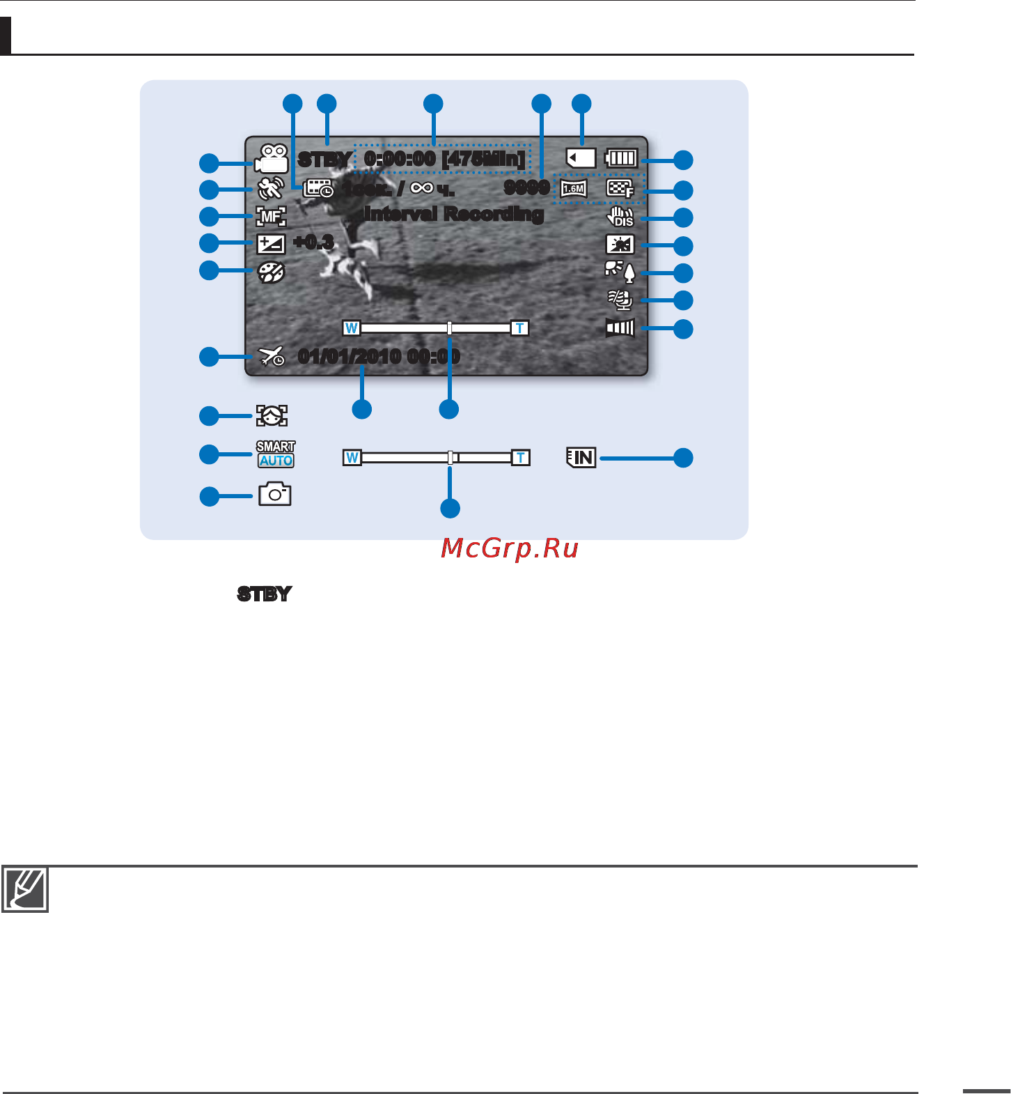 Samsung SMX-C24BP [31/121] Индикаторы жк дисплея