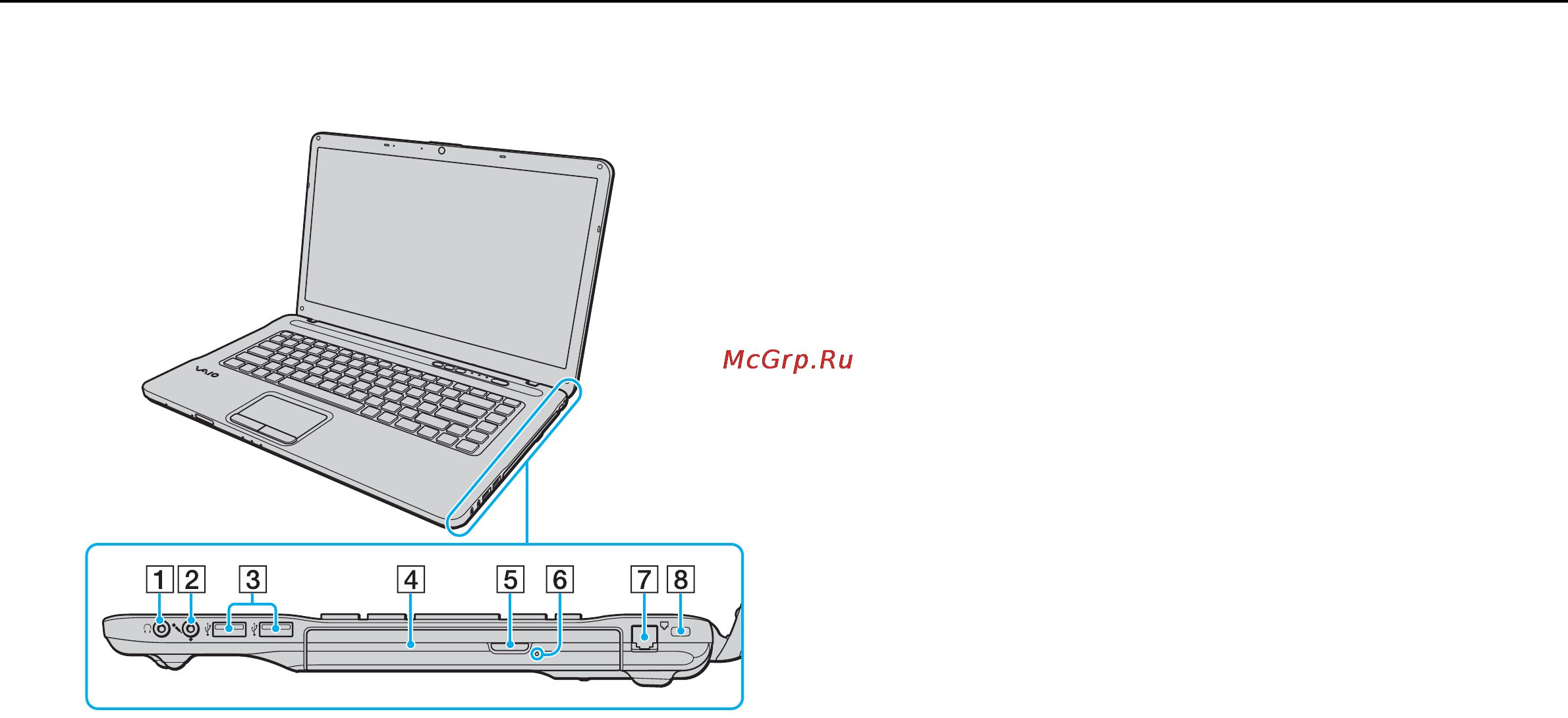 Sony VGN-NW26MRGB [13/173] Вид справа