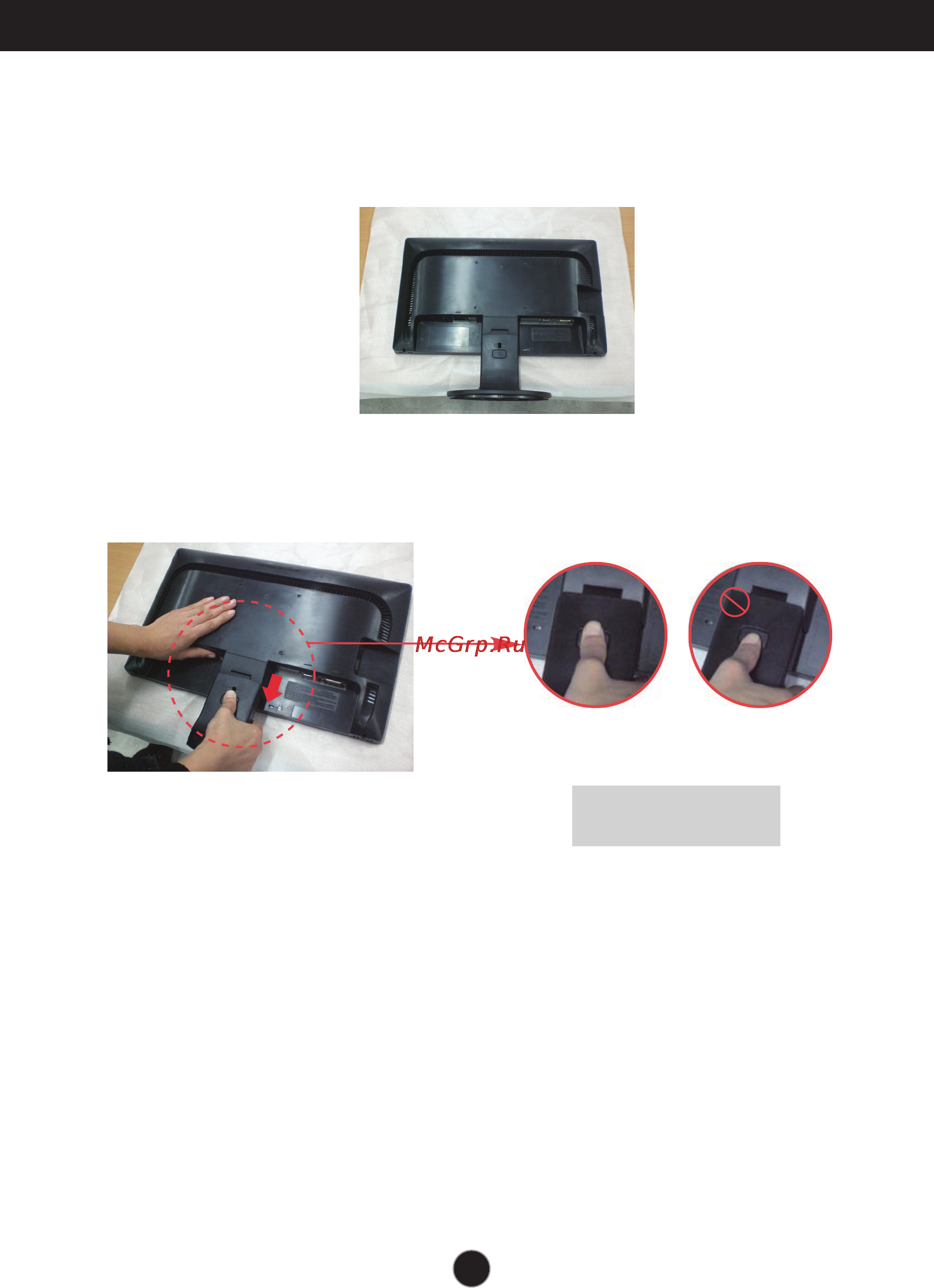 LG E2411T [32/34] Installing the wall mount plate