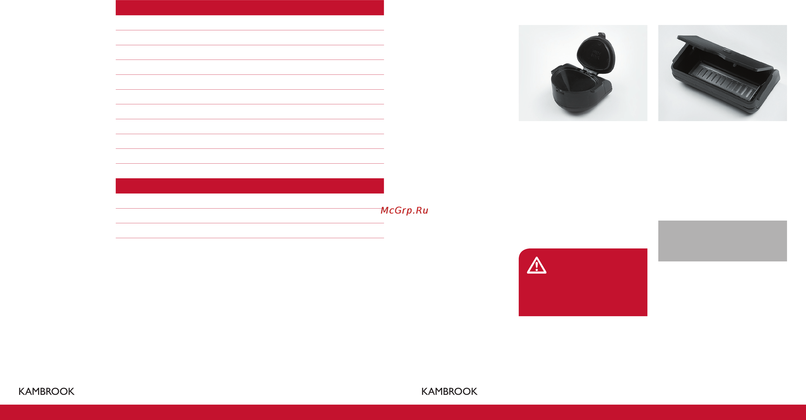 Kambrook ABM400 [5/9] Автоматические программы ч м