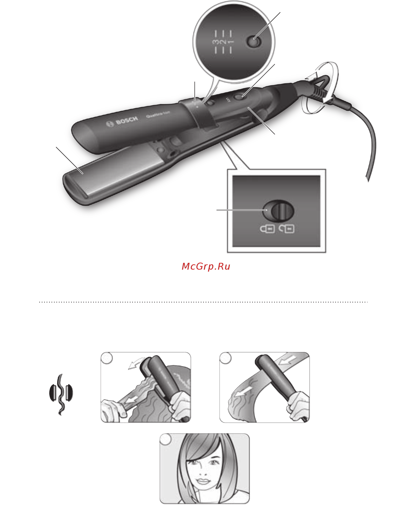Bosch Quattro-Ion PHS5263 Инструкция по эксплуатации онлайн [3/18] 79555