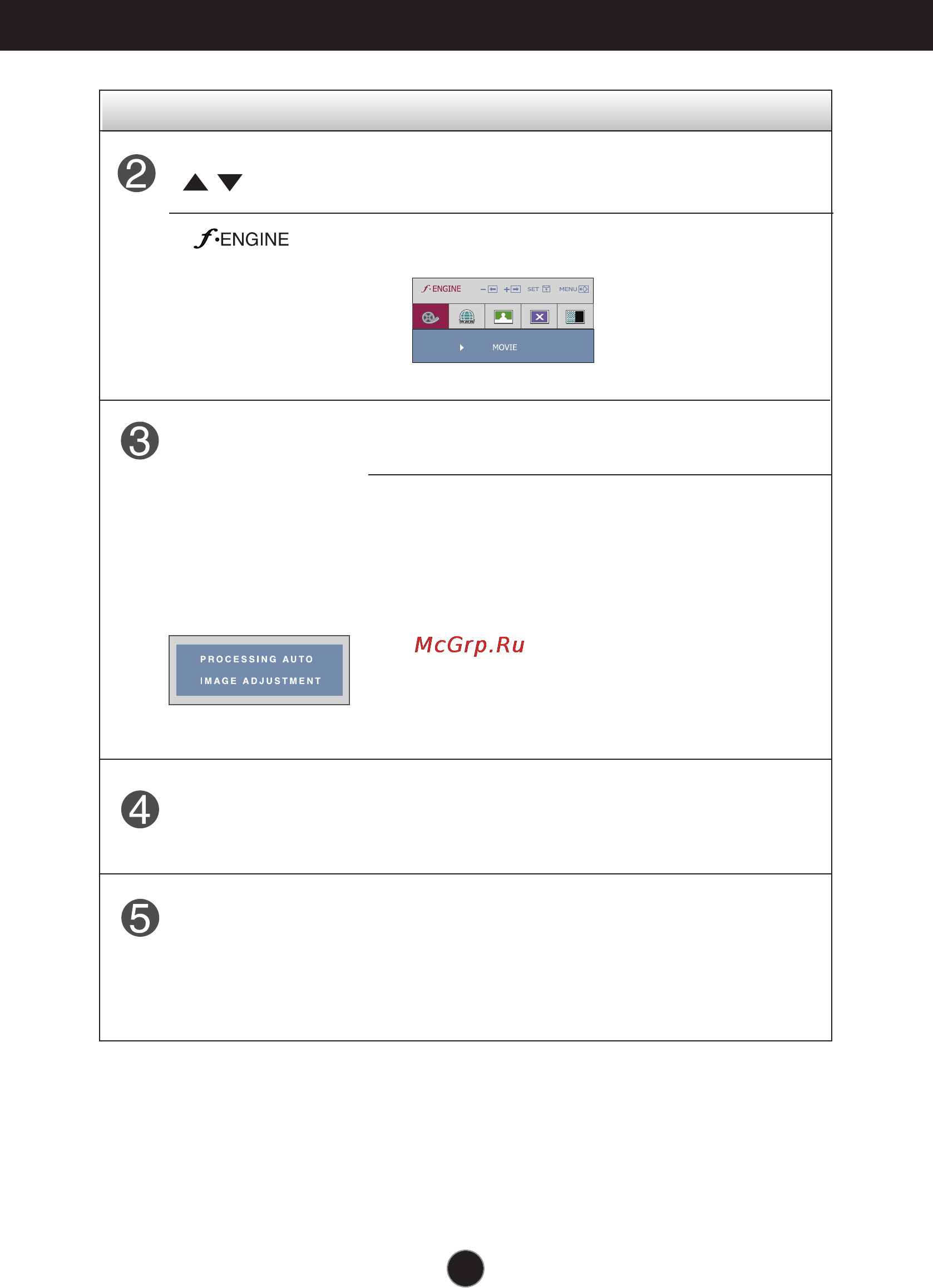 LG L1742S-PF [9/24] Control panel functions