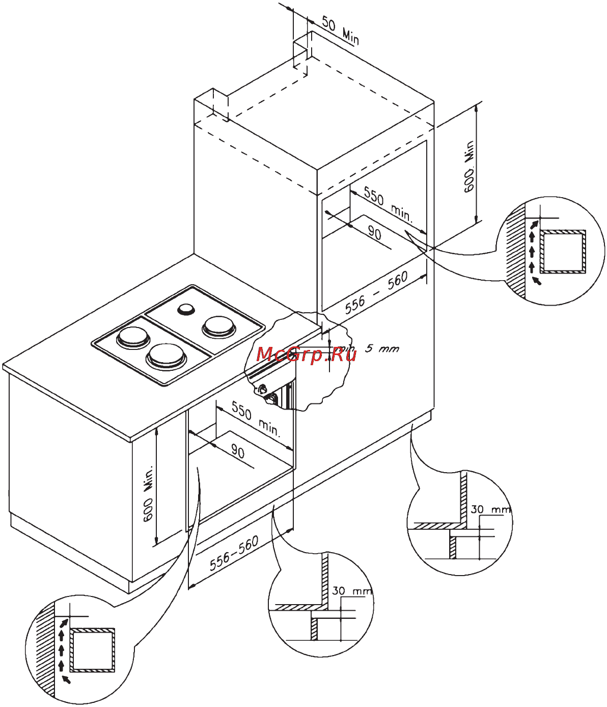 Candy Gas P-Line FLG 203/1 X Инструкция по эксплуатации онлайн [10/31] 79568