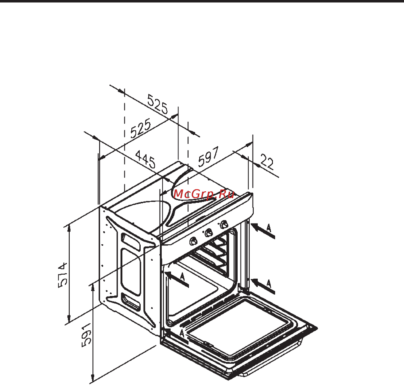 Candy Gas P-Line FLG 203/1 X [9/31] Установочная схема