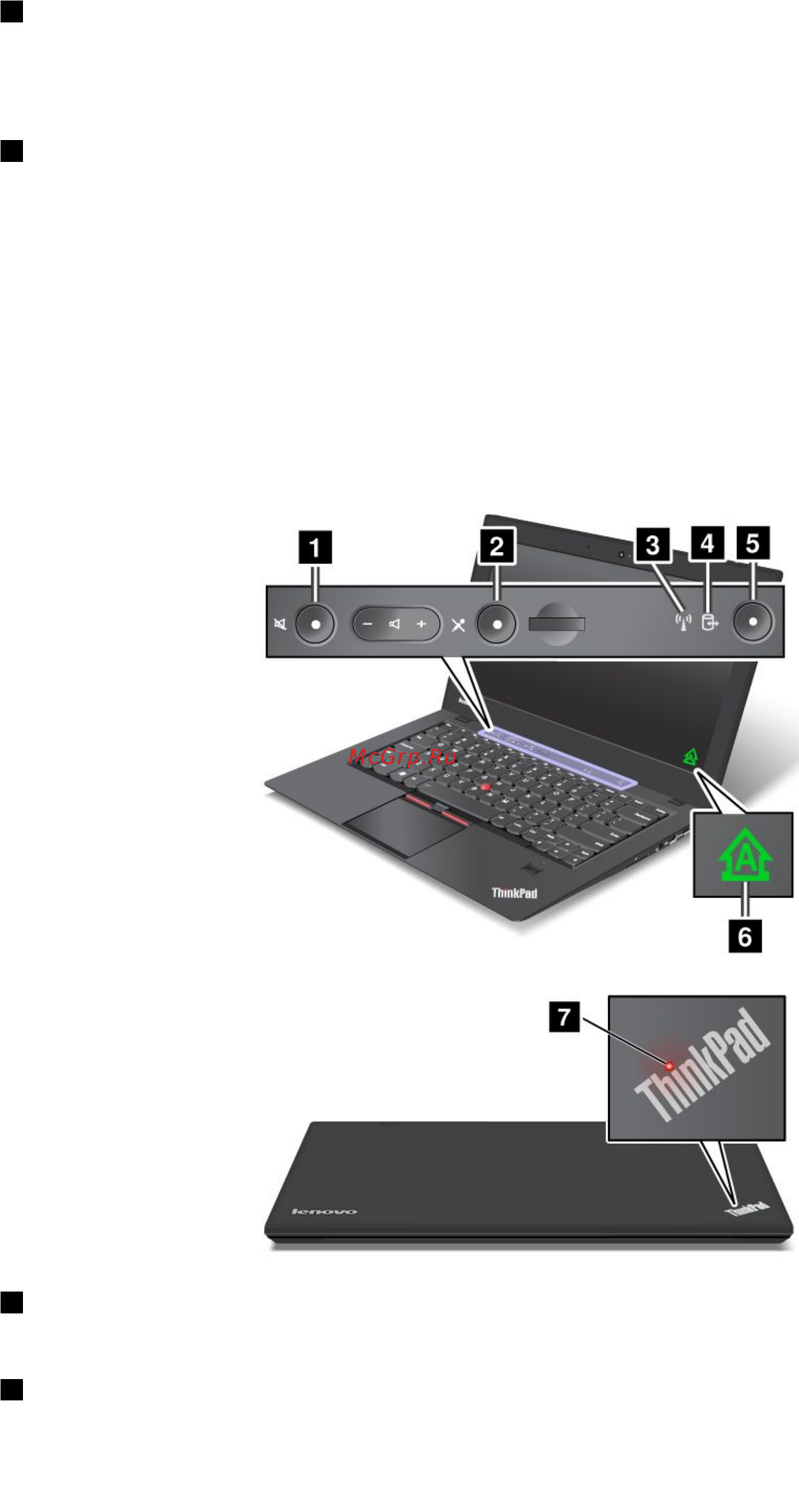 Lenovo ThinkPad X1 Carbon Gen4 20FB0069RT [23/158] Индикаторы состояния