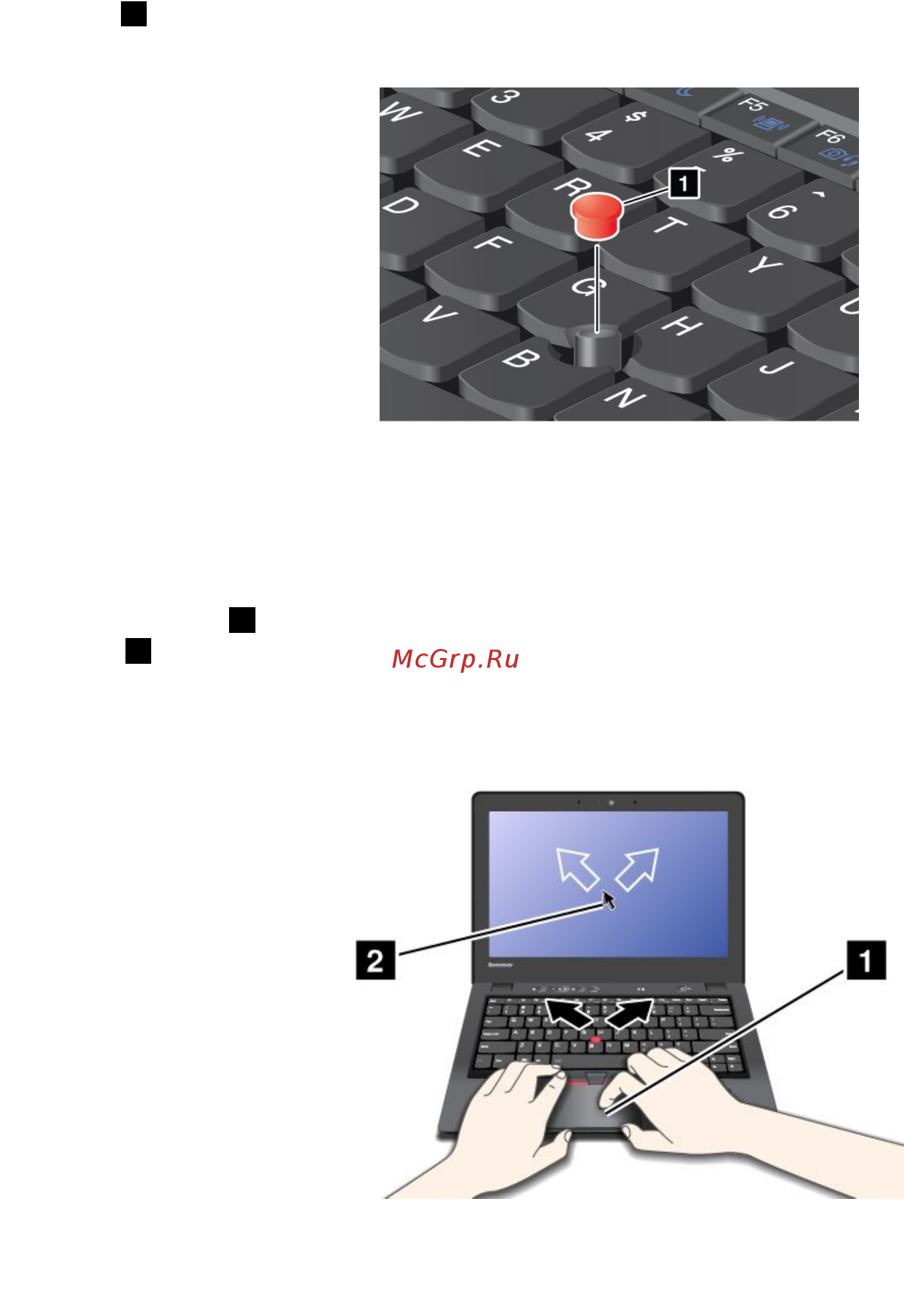 Lenovo ThinkPad X1 Carbon Gen4 20FB0069RT [43/158] Использование сенсорной панели