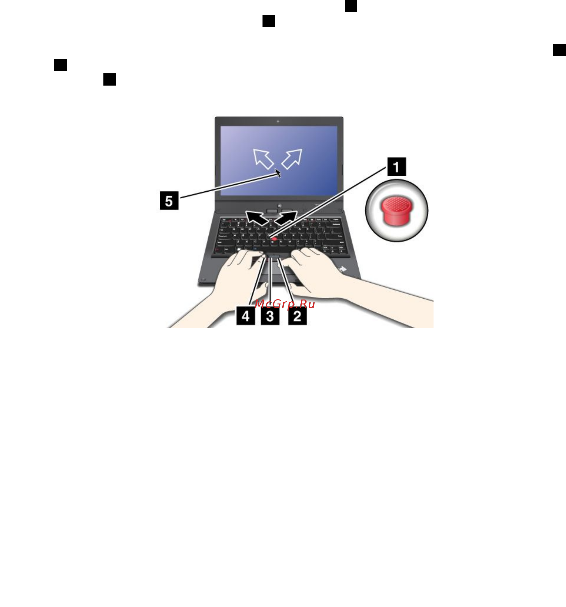 Lenovo S230u (3347A94) [42/154] Использование манипулятора trackpoint