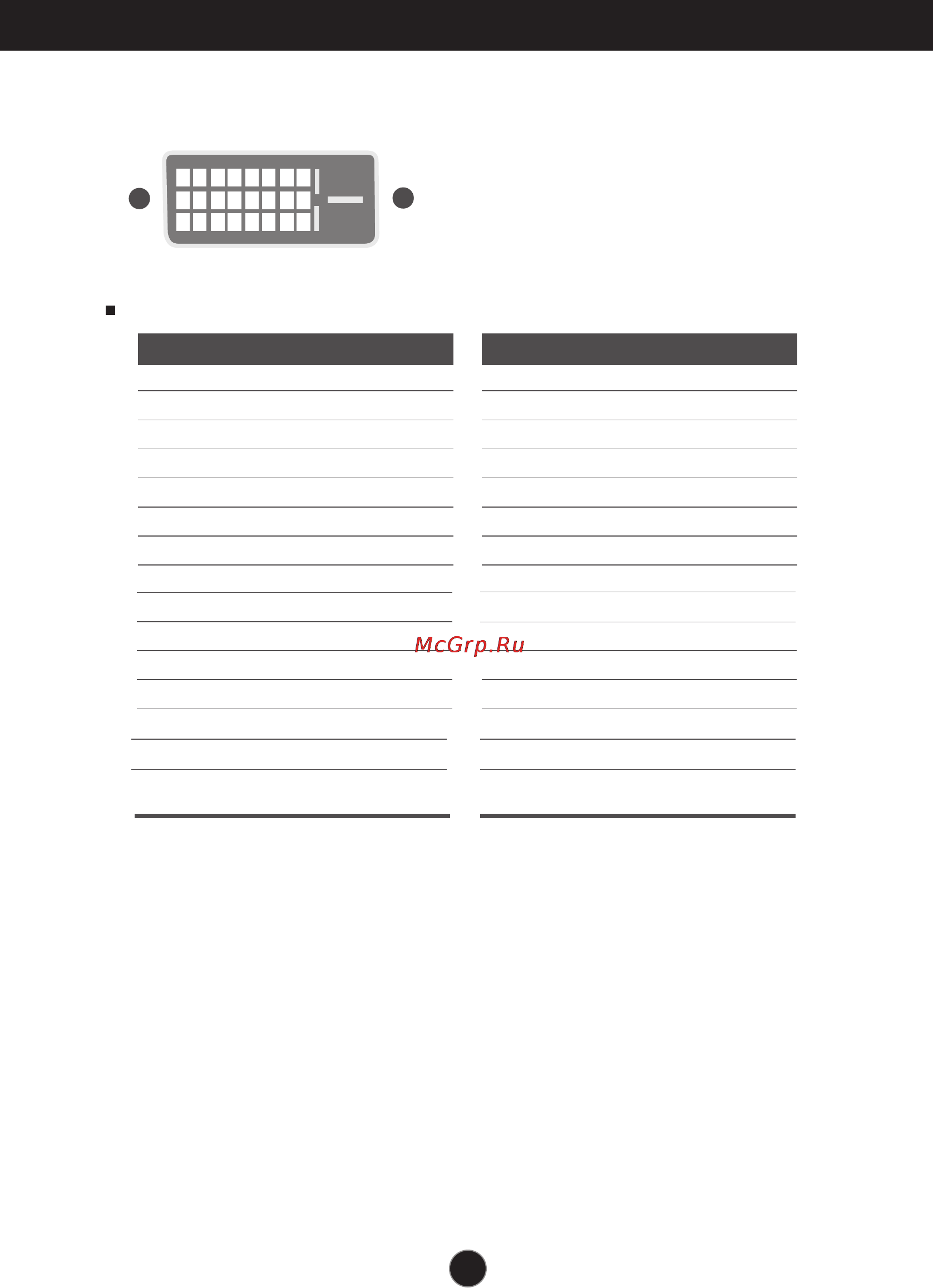 LG L1753TR-SF [23/26] Signal connector pin assignment