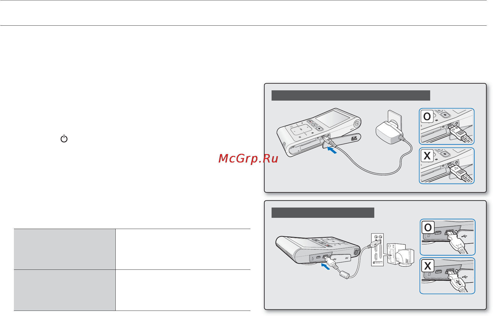 Samsung HMX-U10SP [22/98] Подготовка