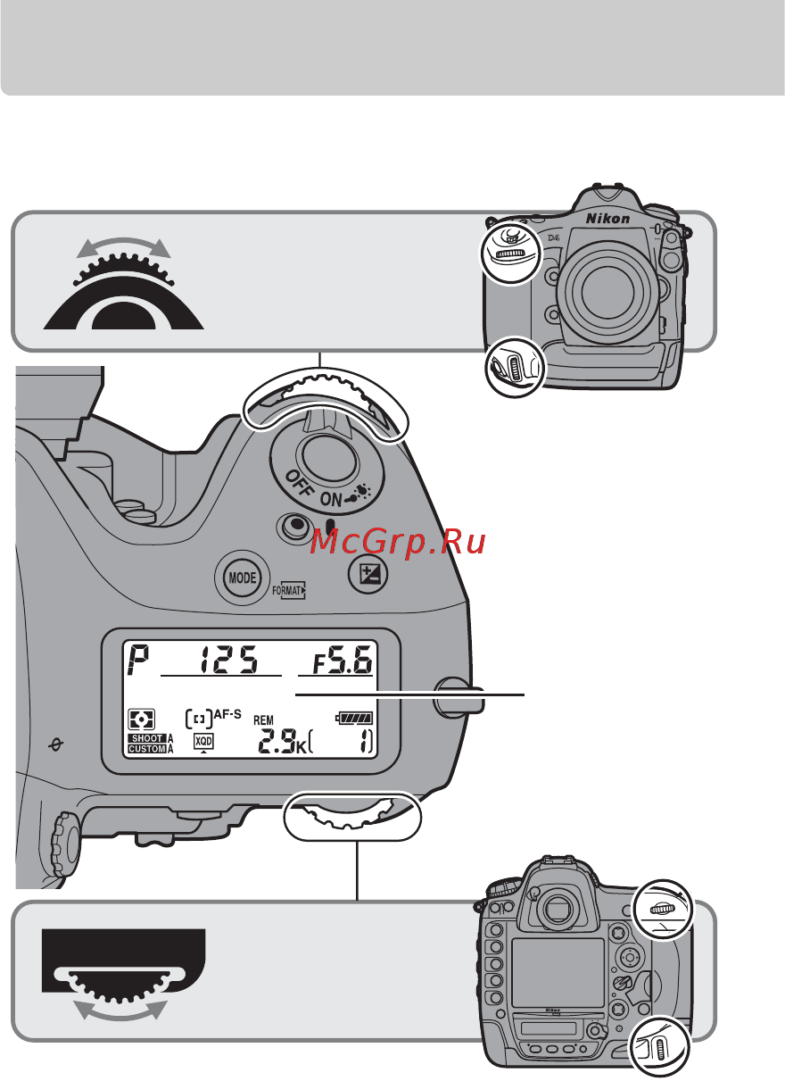 Nikon D4 Body [12/48] Диски управления
