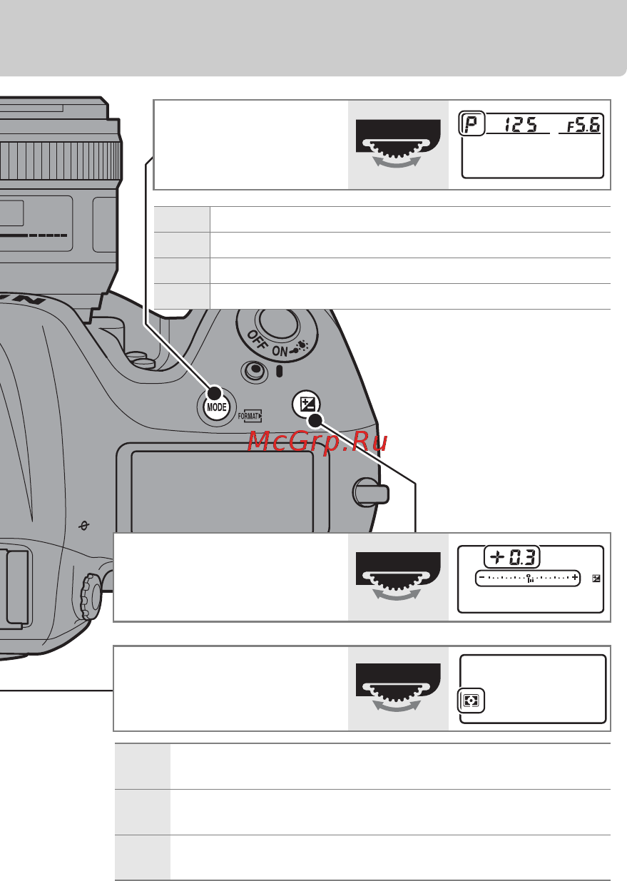 Nikon D4 Body [15/48] Выбор режима экспозиции