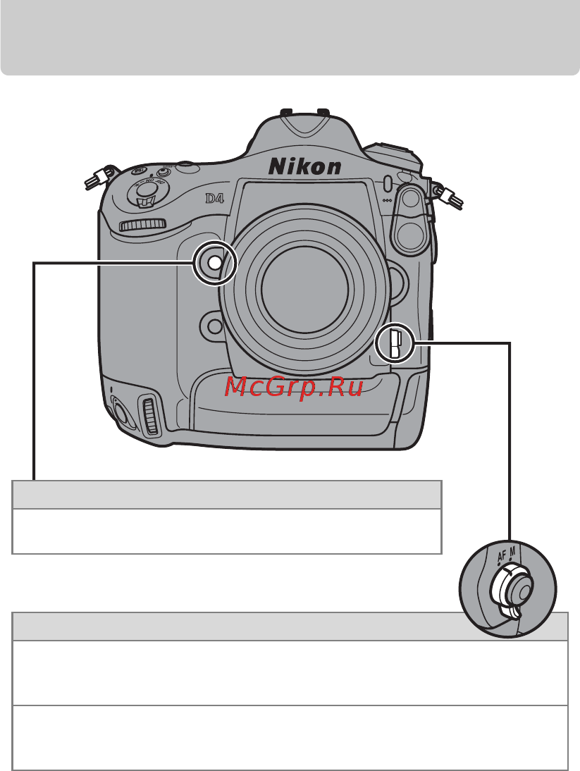Nikon D4 Body [3/48] Переключатель режимов фокусировки