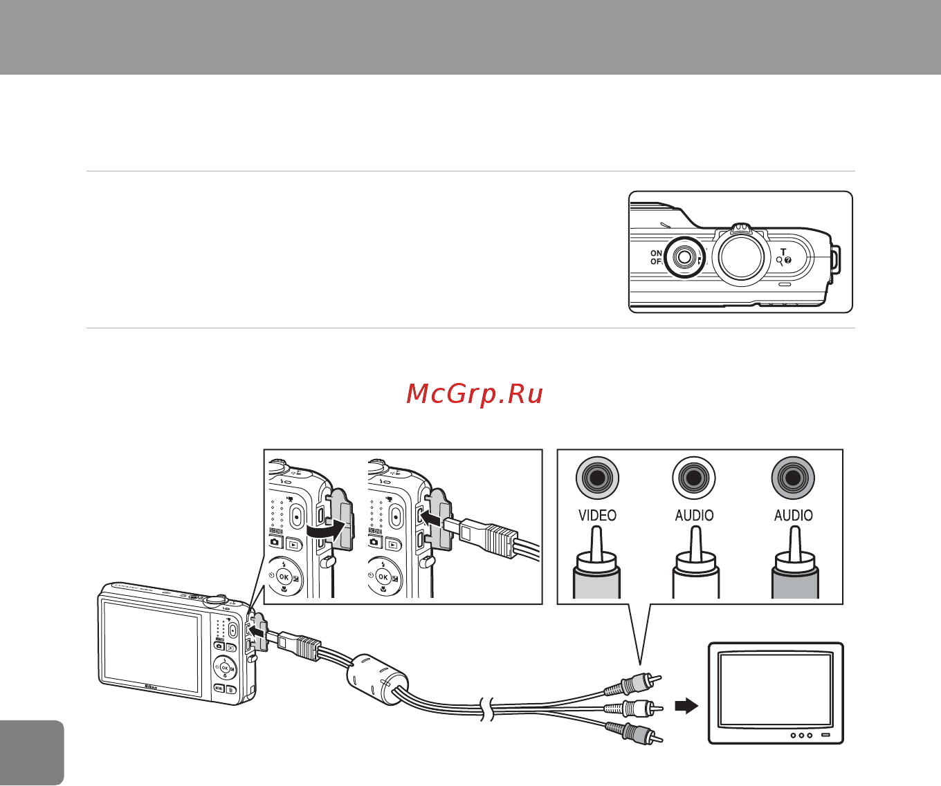 Nikon Coolpix S6500 Red  [158/284] Подключение фотокамеры к телевизору просмотр изображений на телевизоре