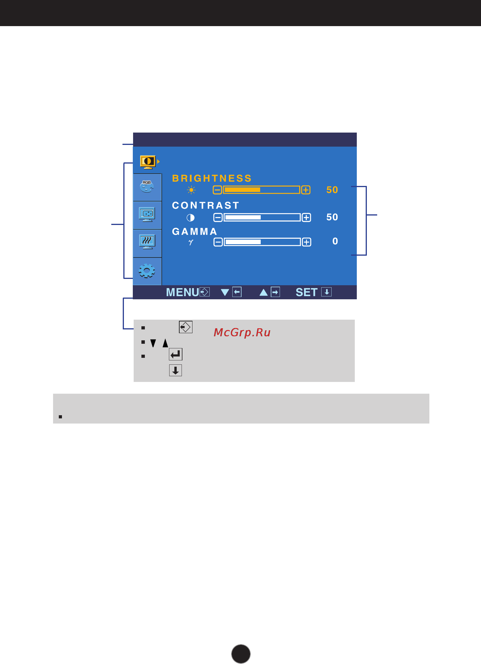 LG L177WSB-PF [12/22] On screen display osd selection and adjustment