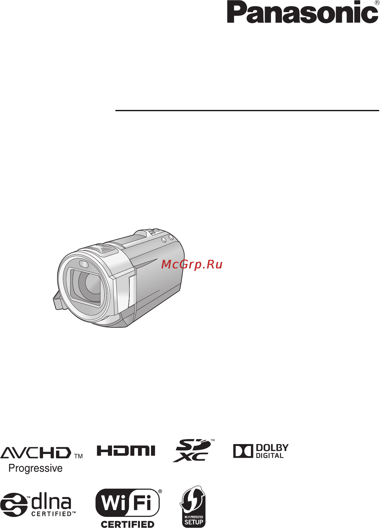 Panasonic hc-v720m black Инструкция по эксплуатации онлайн