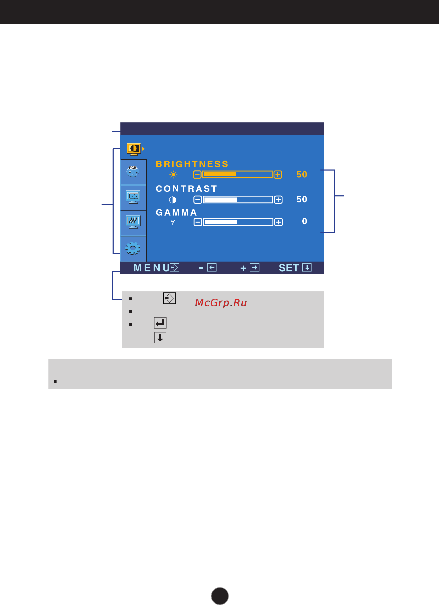 LG L1932P-SN [12/23] On screen display osd selection and adjustment