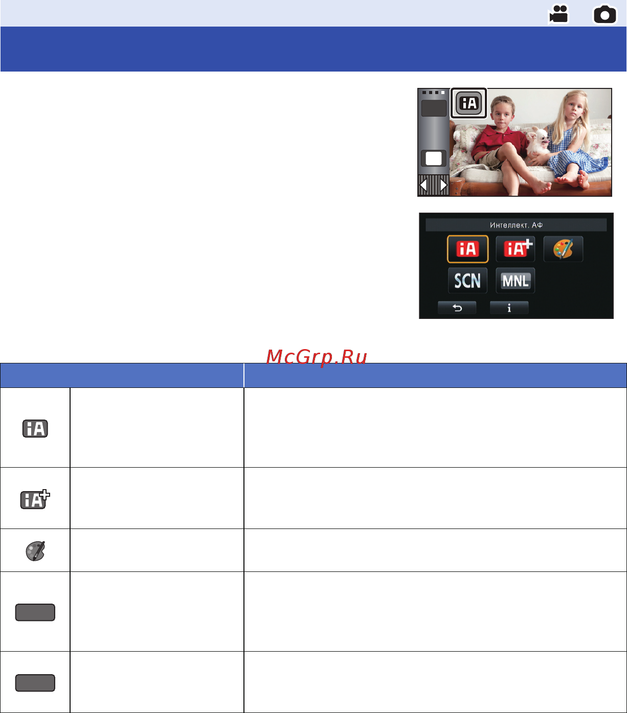 Panasonic HC-X920EE-K Black [48/203] Изменение режима записи