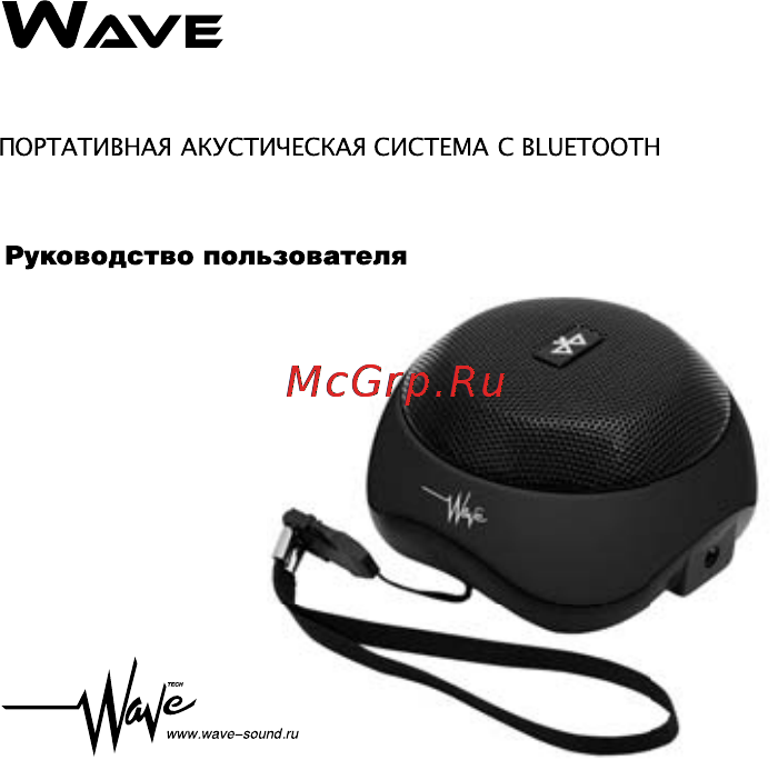 Wave Warrior Инструкция по эксплуатации онлайн