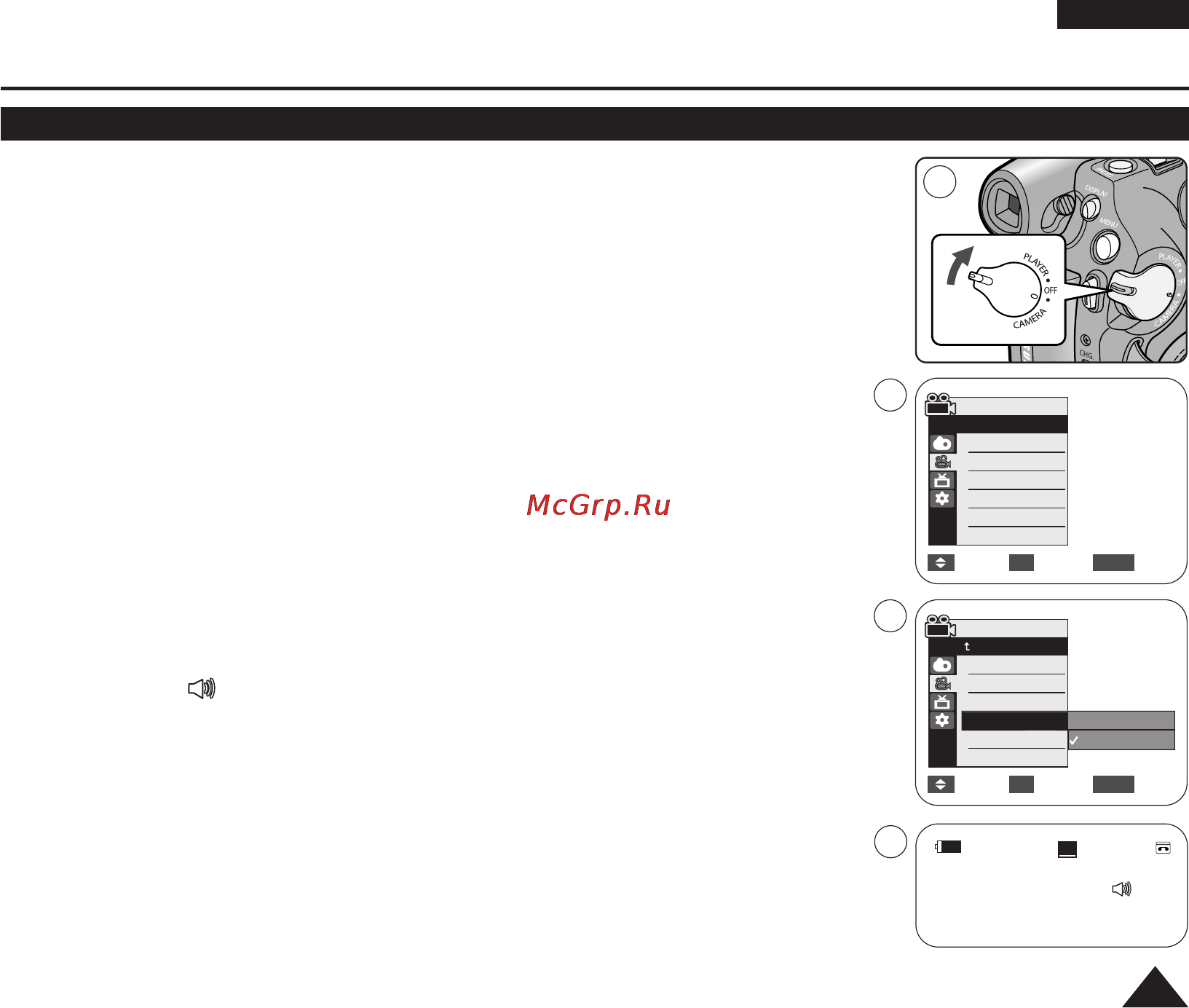 Samsung VP-D975WI [45/114] Selecting the real stereo function