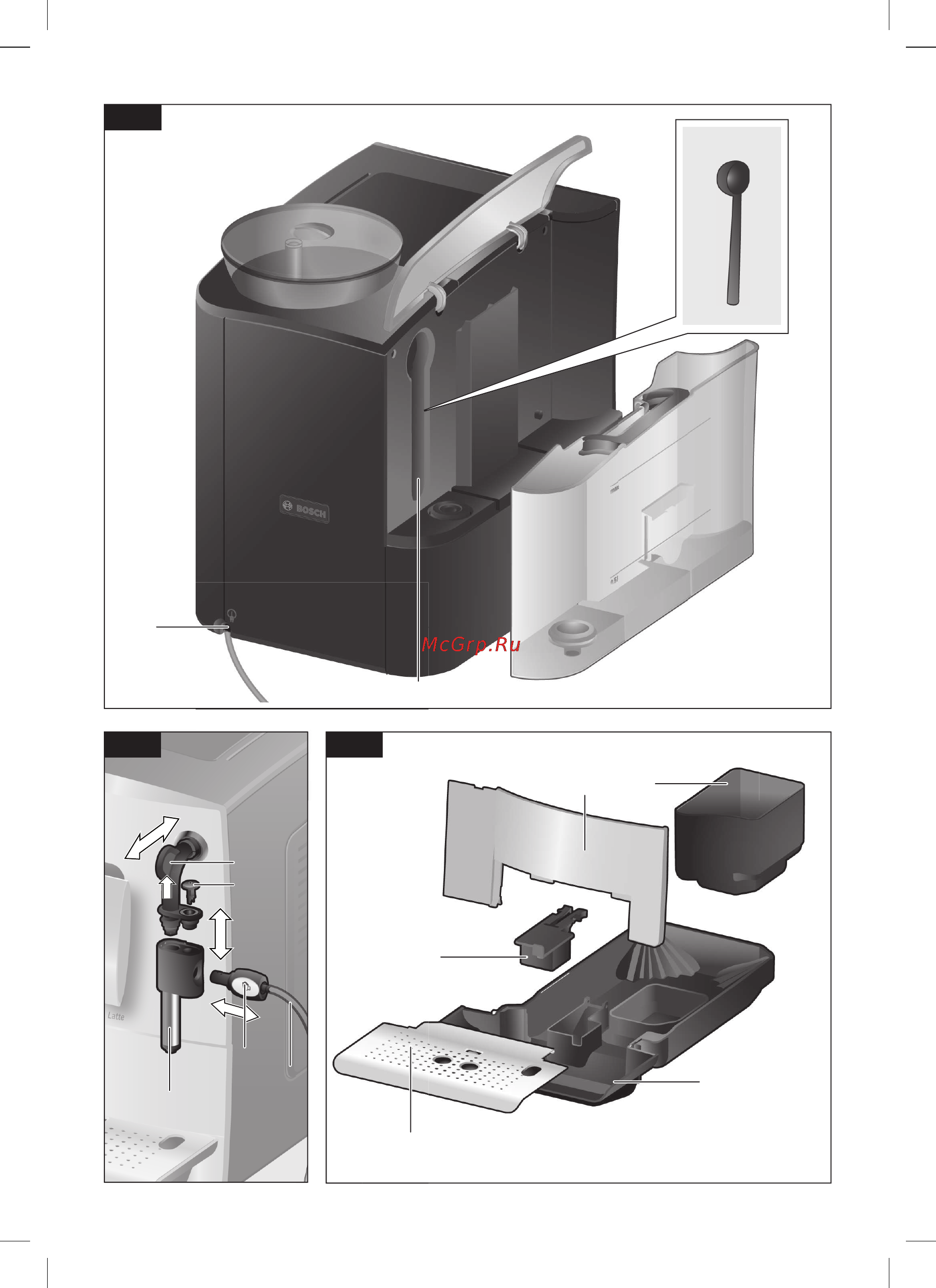 Bosch VeroCafe Latte TES50324RW Инструкция по эксплуатации онлайн [4/32] 4003