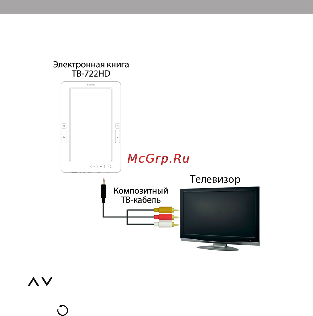 Texet TB-722HD [33/58] Подключение к тв